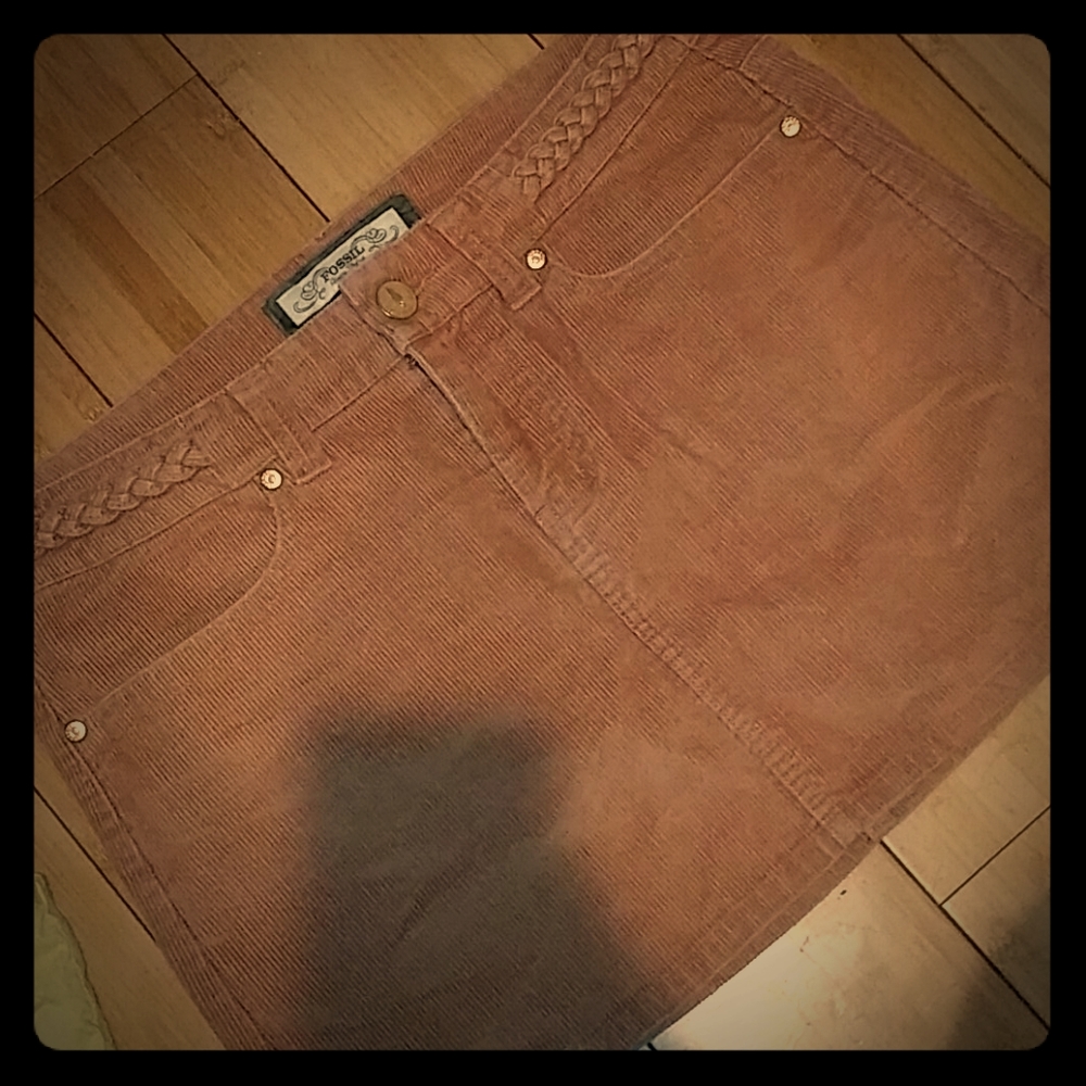 Tan corduroy fossil dress